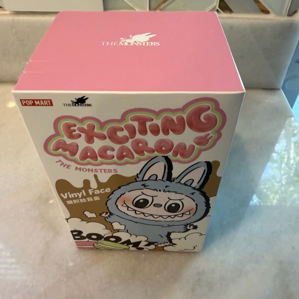 Authentic Pop Mart Exciting Macaron Labubu Plush Pendant | Lychee Berry - Picture 5 of 10
